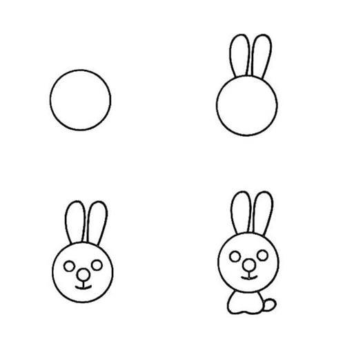 兔子简笔画怎么画 兔子简笔画怎么画可爱