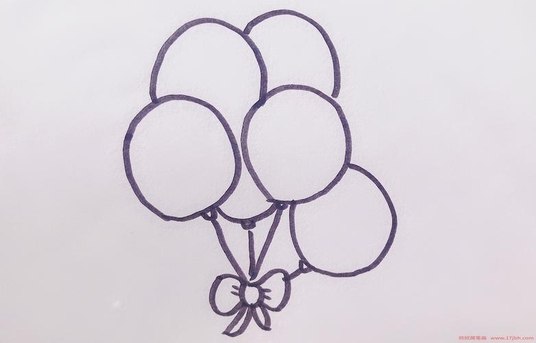 气球怎么画简单又漂亮 爱心气球怎么画简单又漂亮