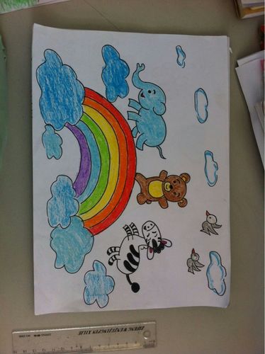 儿童画彩虹 儿童画彩虹的画法