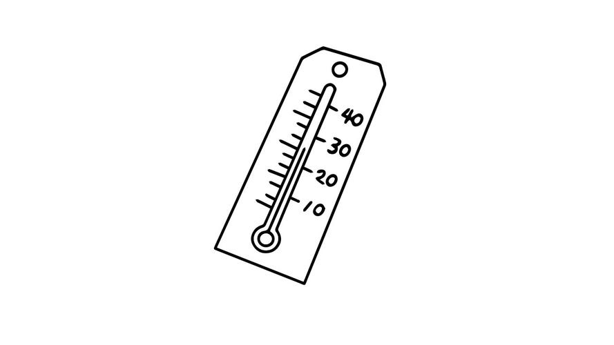 温度计图片简笔画 温度计图片简笔画卡通