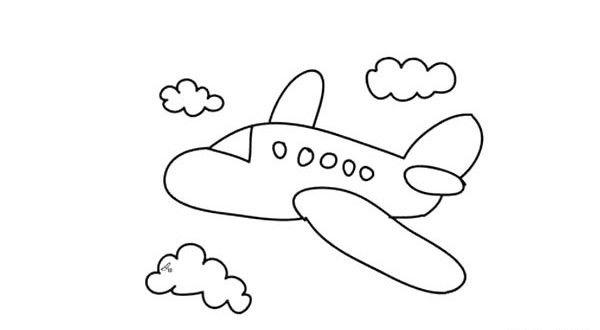 飞机简易图简笔画 飞机简易图画大全