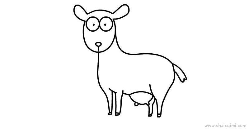 山羊怎么画简单又漂亮 山羊怎么画简单又漂亮图片可爱