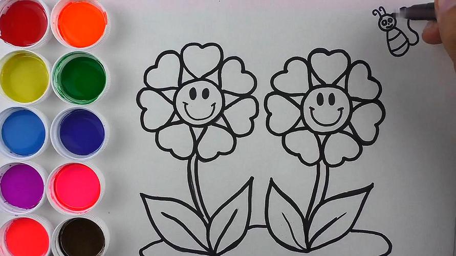 花怎么画简单好看 花怎么画简单好看100种