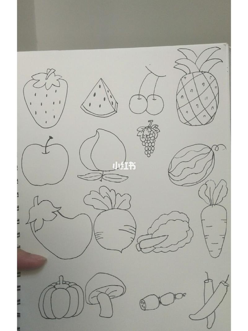 幼儿简笔画水果 幼儿简笔画水果蔬菜