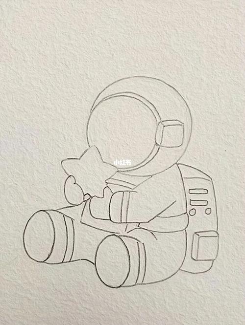 太空人怎么画简笔画萌版
