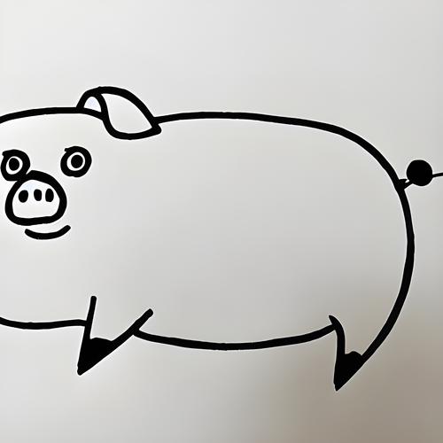 猪怎么画简笔画 可爱的猪怎么画简笔画