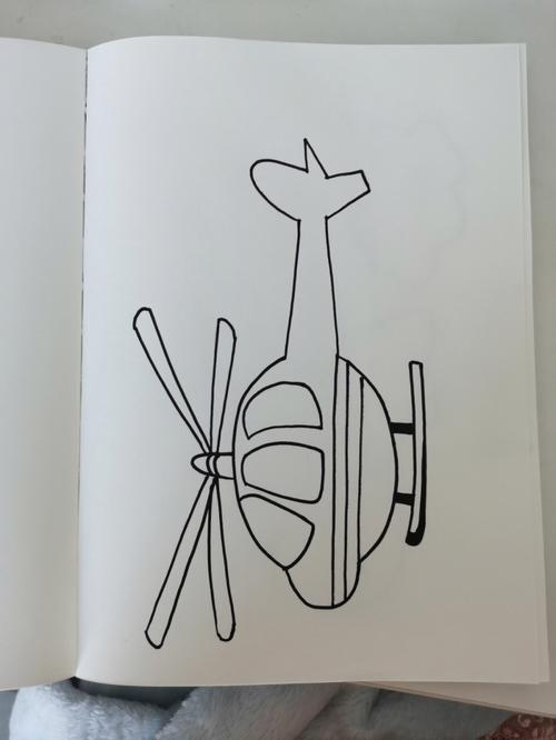 儿童简笔画飞机 3-6岁儿童简笔画飞机