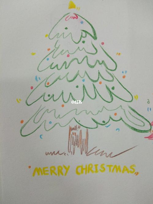 彩铅圣诞树 彩铅圣诞树怎么画