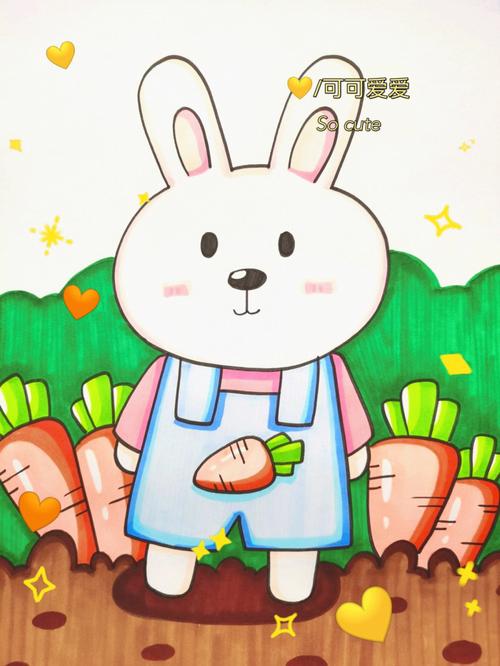 画小兔子 画小兔子怎么画简单