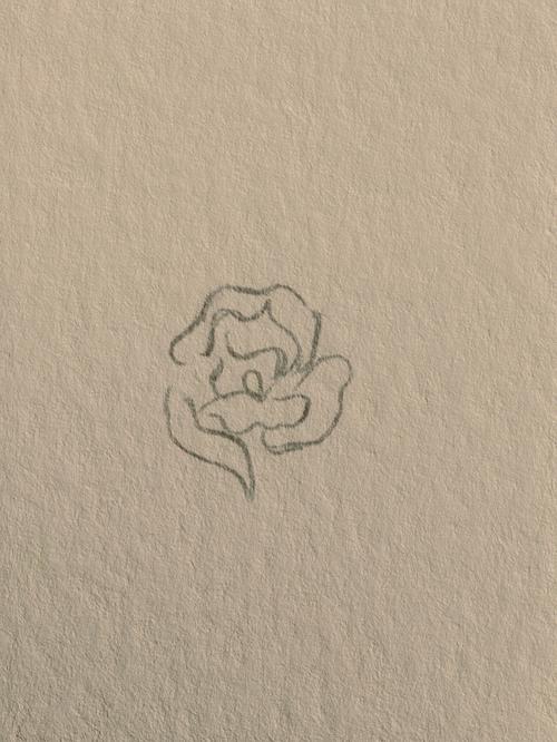 画玫瑰花的简笔画 指甲画玫瑰花的简笔画