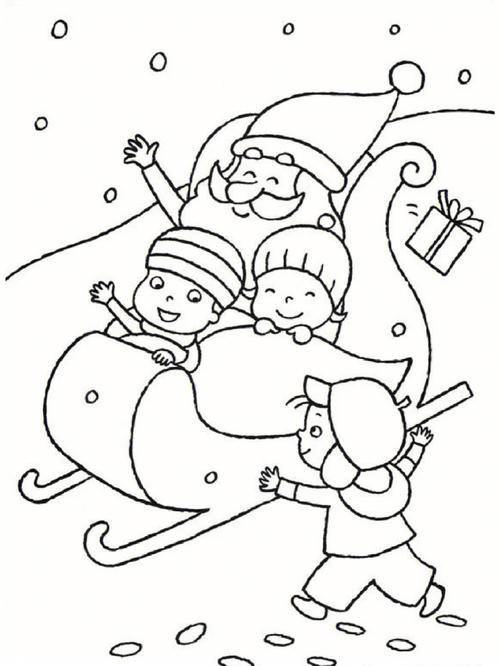 圣诞节简笔画可爱 圣诞节简笔画可爱卡通图片