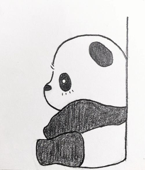 大熊猫简笔画简单又好看 大熊猫简笔画简单又好看幼儿园