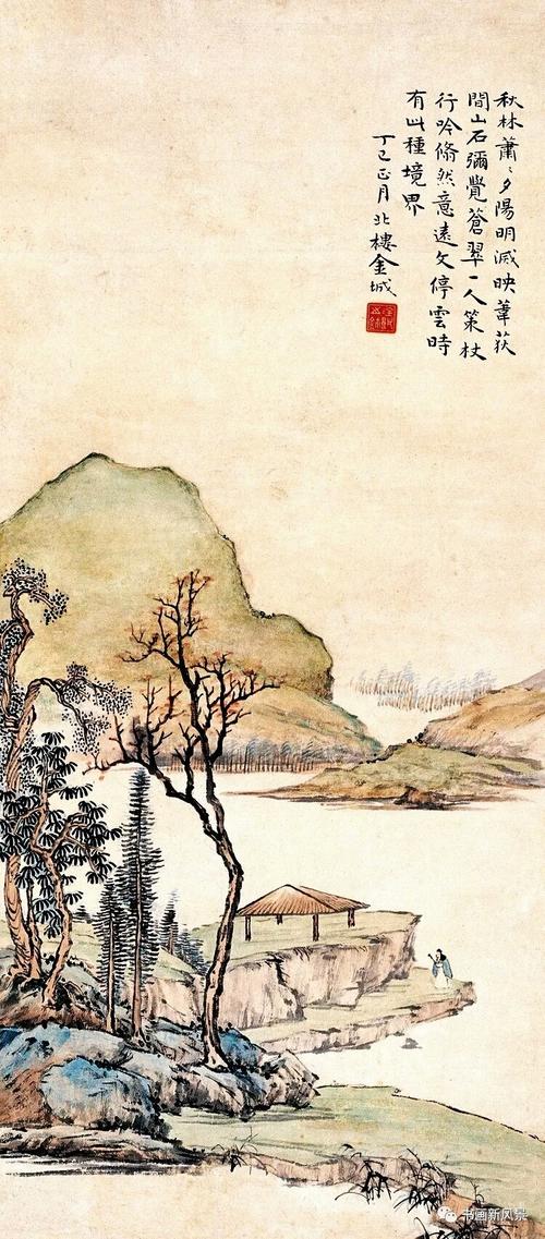 山水画配诗 形容雪景的山水画配诗