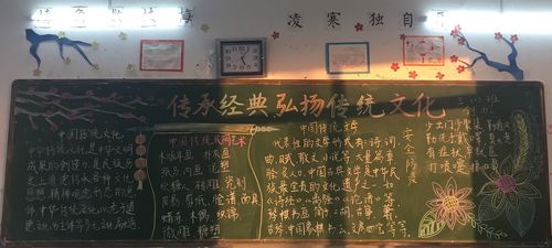 弘扬中华优秀传统文化黑板报 弘扬中华优秀传统文化黑板报内容