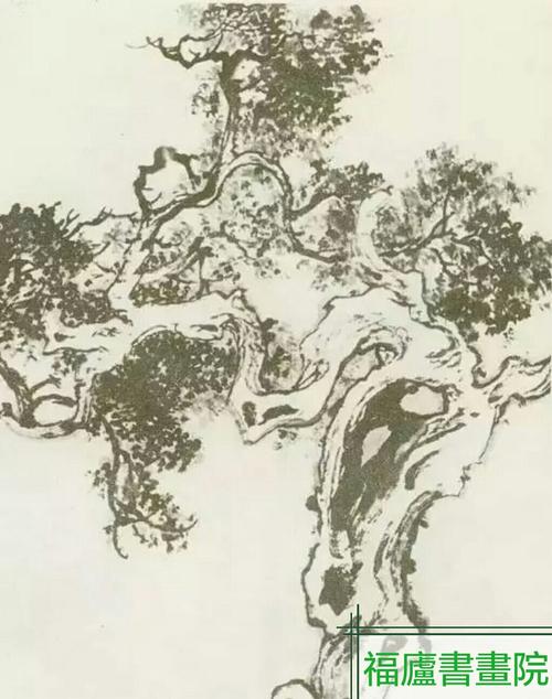 怎样画树干和树枝国画 国画树枝干的画法