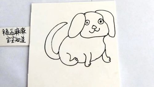 画狗的简笔画 画狗的简笔画法