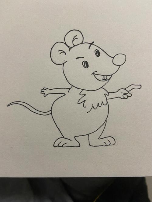 老鼠简笔画图片 怎么画老鼠简笔画图片