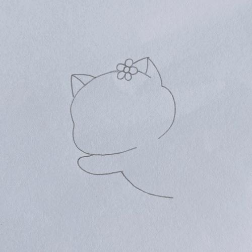 小猫简笔画大全可爱