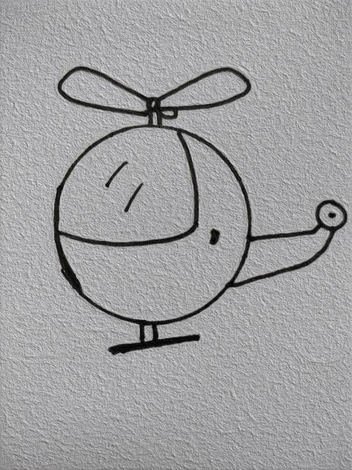 直升机的简笔画 直升机的简笔画图片