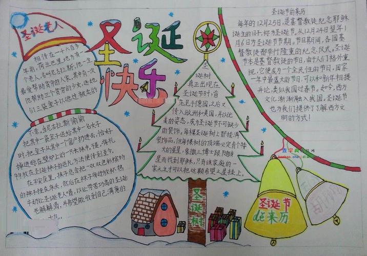 圣诞节手抄报中文