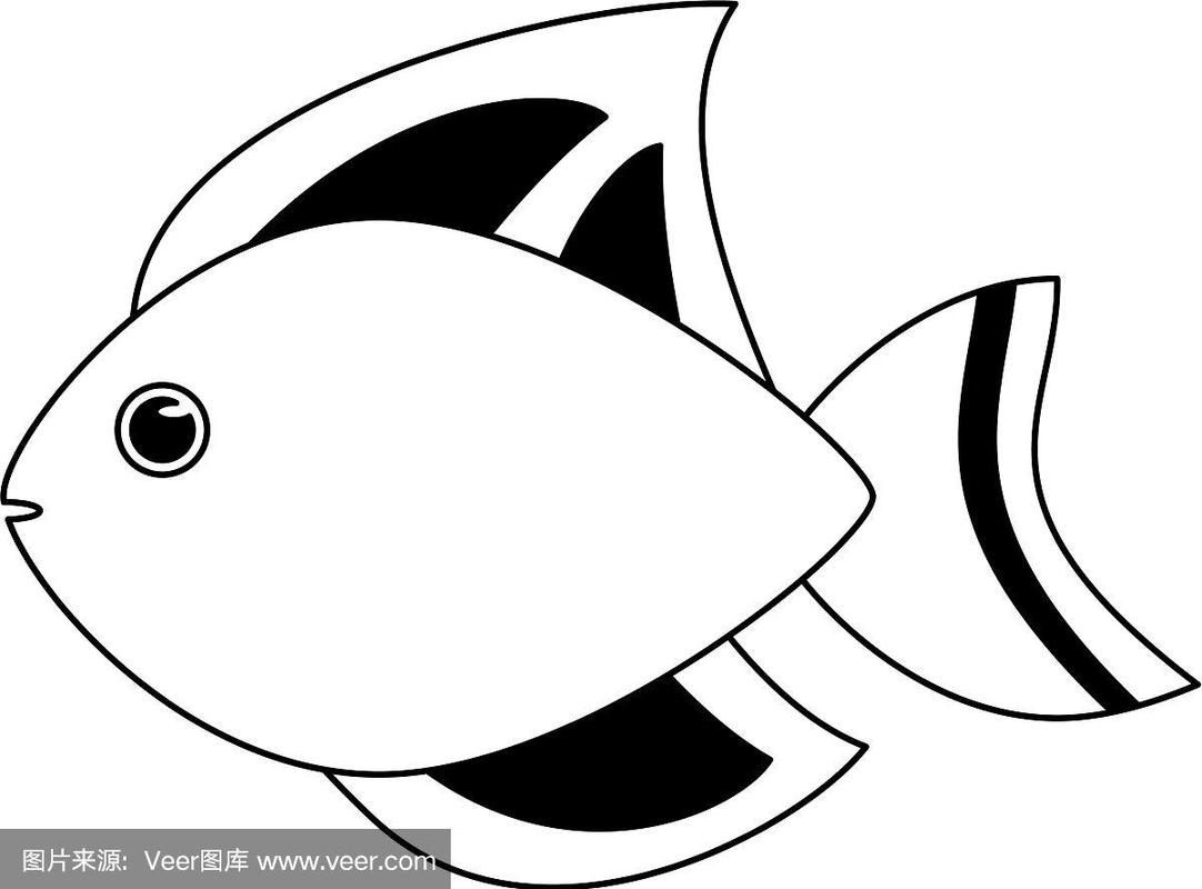 海洋鱼简笔画 海洋鱼简笔画彩色