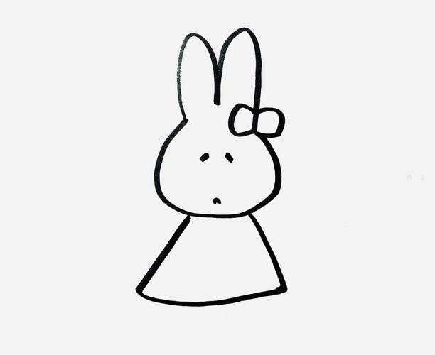 小兔简笔画图片 小兔简笔画图片可爱
