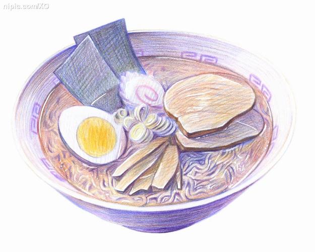 中式食品简笔画 中国特色食品简笔画