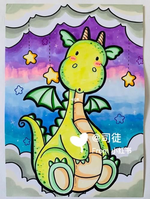 儿童画恐龙图片大全 儿童画恐龙