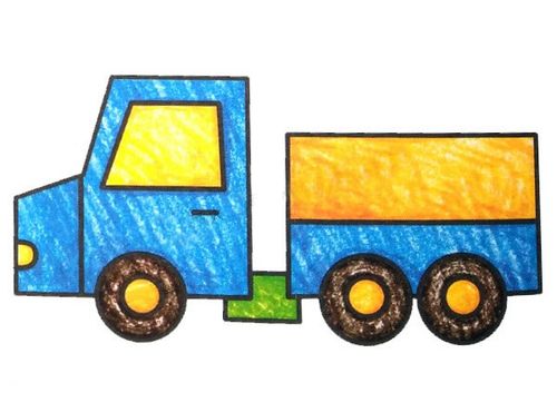 卡车简笔画儿童 卡车简笔画儿童简笔画步骤