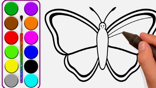蝴蝶怎么画简单好看 蝴蝶怎么画简单好看图片