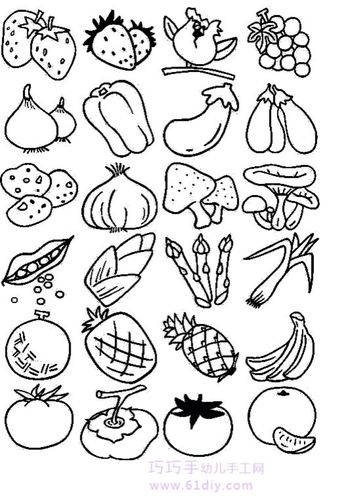 各种蔬菜的简笔画 各种蔬菜的简笔画法