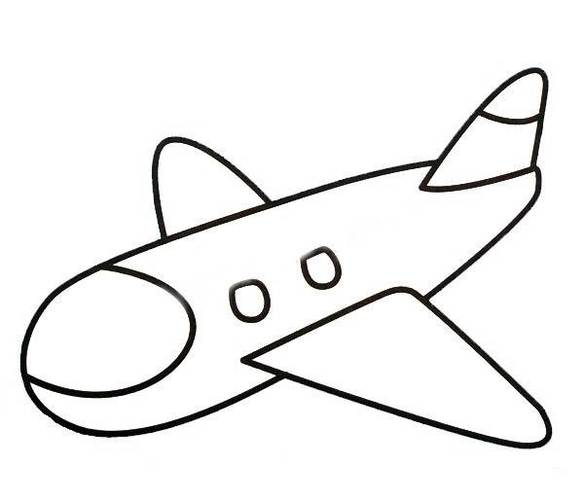 1一3岁儿童简笔画飞机