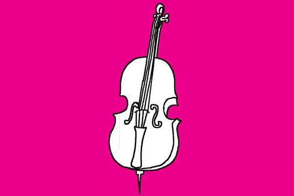 大提琴简笔画 大提琴简笔画简单
