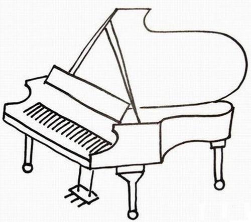 钢琴怎么画 钢琴怎么画琴键