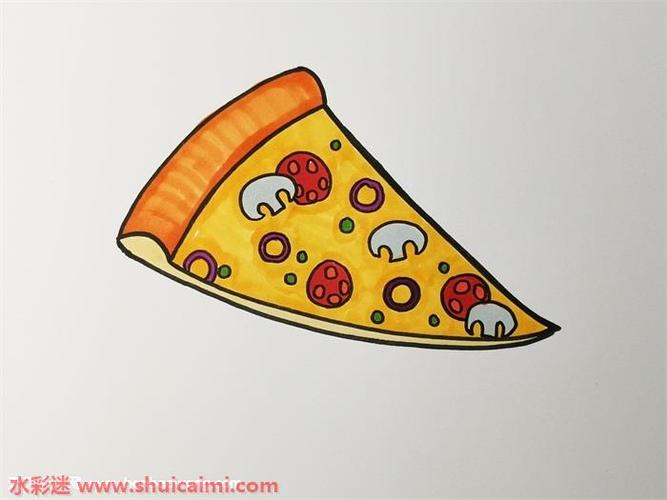 披萨简笔画 披萨简笔画图片