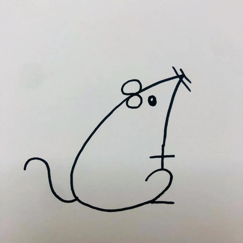 小老鼠简笔画图片大全