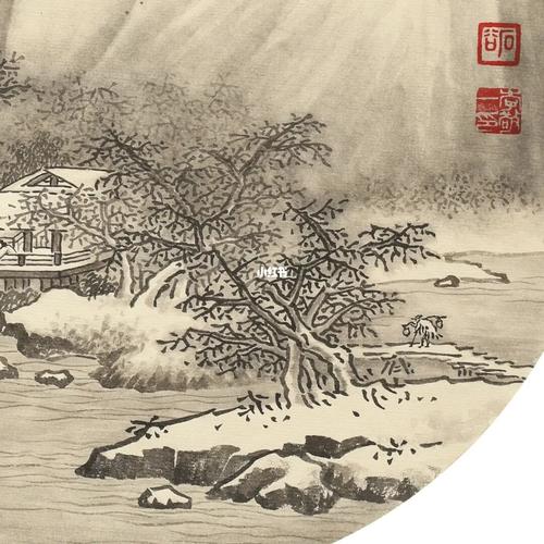 雪景山水画图片 中国画雪景山水画图片