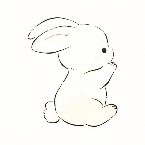 小简笔画兔子 简笔画兔子的画法最简单