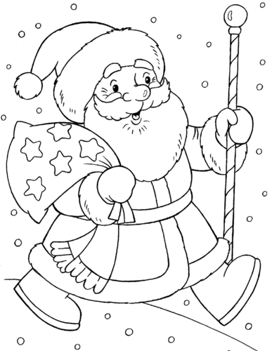 简单的圣诞老人简笔画图片