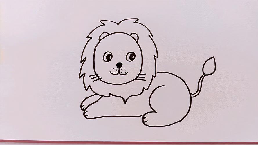 狮子的画法儿童画 儿童狮子画简单画法