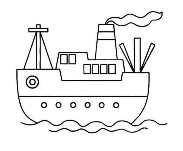小船的画法简笔画图片