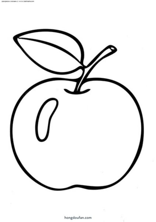 苹果简笔画法 苹果简笔画法儿童