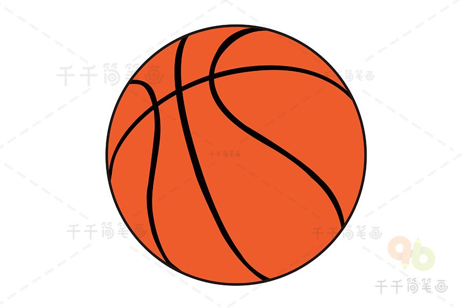 篮球图片简笔画 篮球图片简笔画黑白
