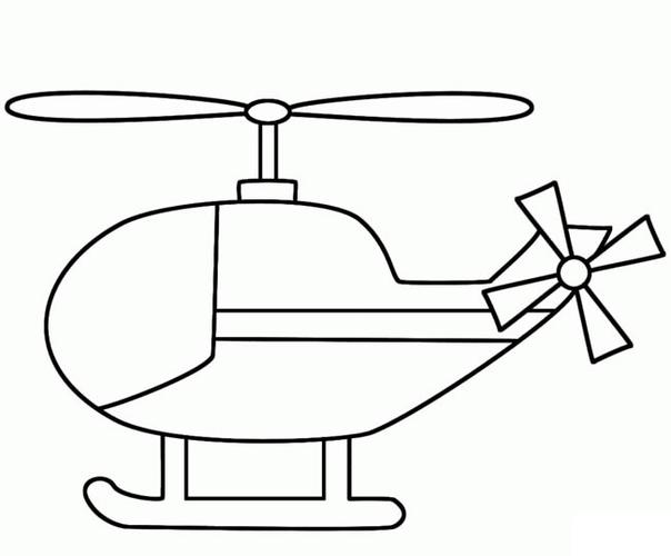 直升飞机简笔画儿童 直升飞机简笔画儿童