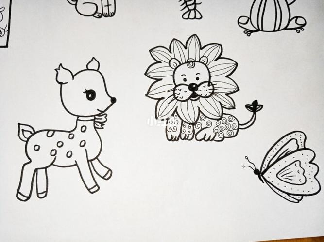 小动物绘画 小动物绘画作品