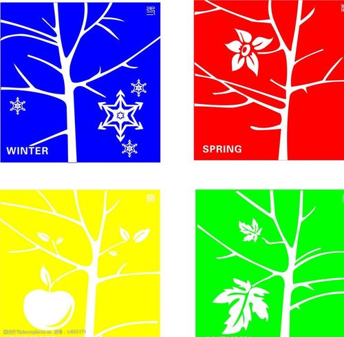 关于春夏秋冬的画 关于春夏秋冬的画画图片简单