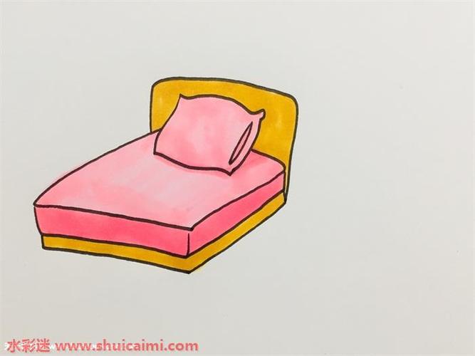 床的简笔画简单漂亮 床的简笔画简单漂亮又好看