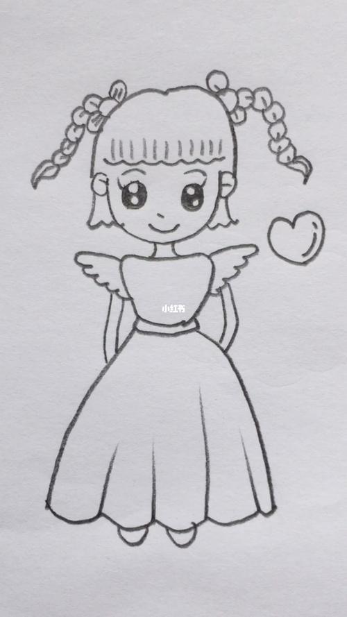 怎么画可爱的小女孩 怎么画可爱的小女孩卡通简单