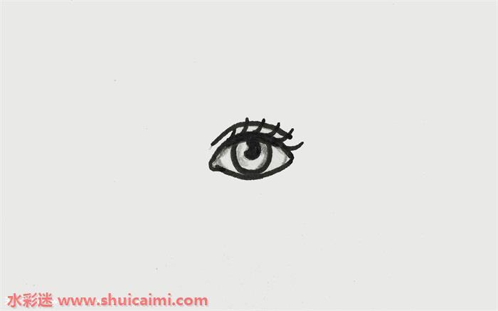 眼睛的简笔画简单漂亮 眼睛的简笔画简单漂亮动漫过程