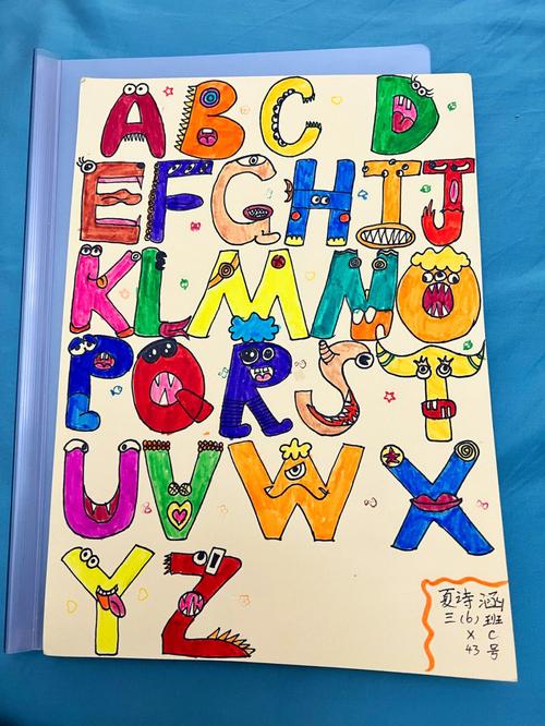 关于英语字母的手抄报怎么画